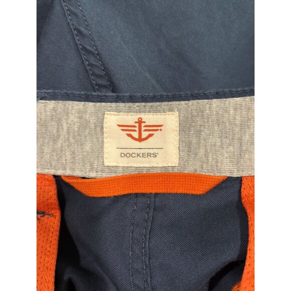 Dockers Mens Navy Cotton Straight Leg Pants W38 L32 - Picture 3 of 11